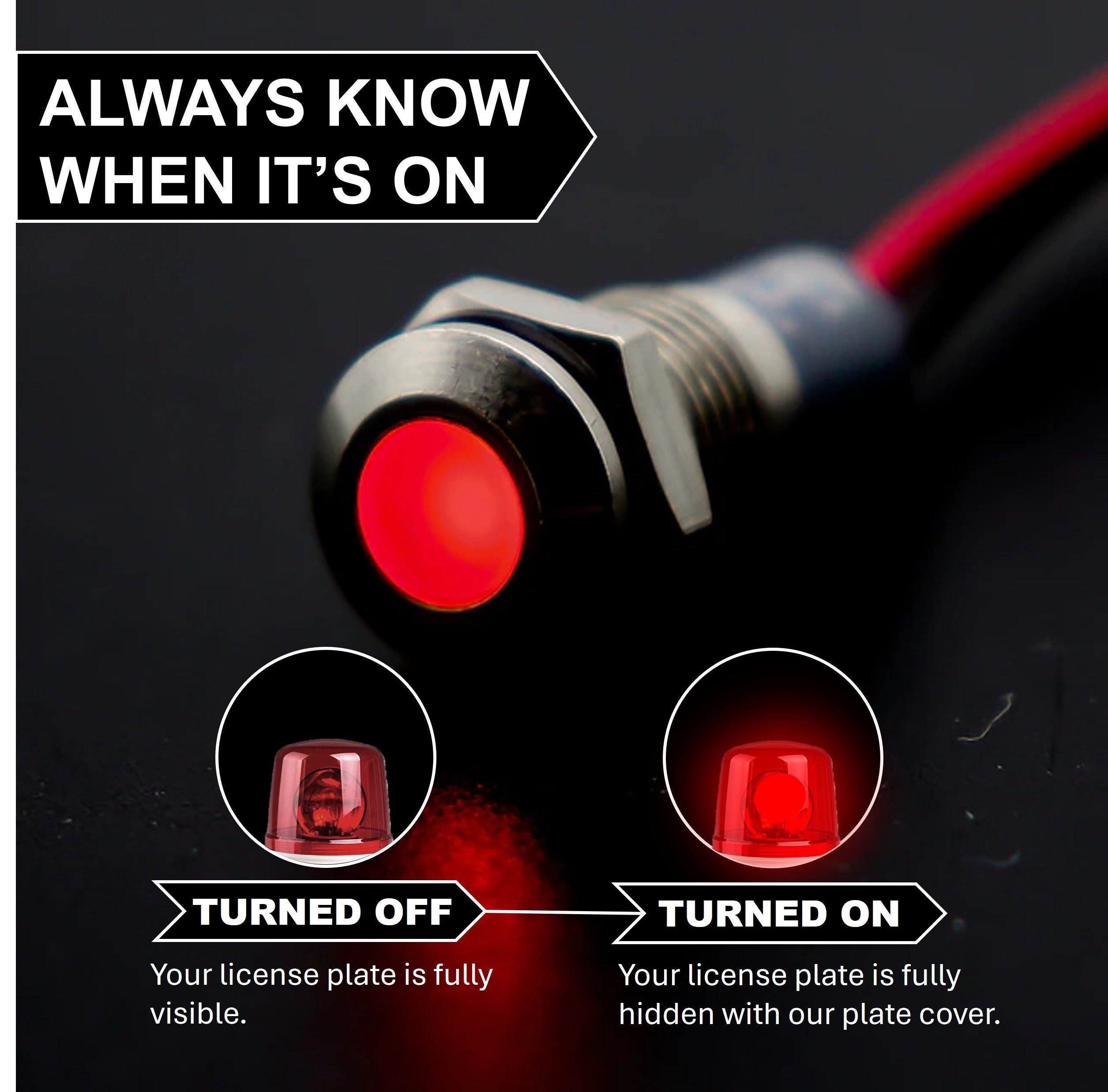 Blackout Capa de Placa - Mercosul Carro (40.5x13cm)