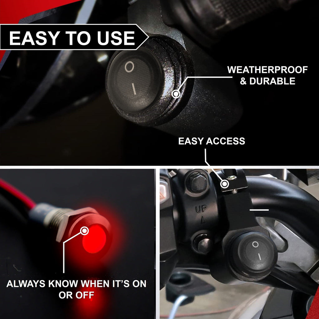 Blackout Capa de Placa - Austrália Motorcycle (18x10cm)