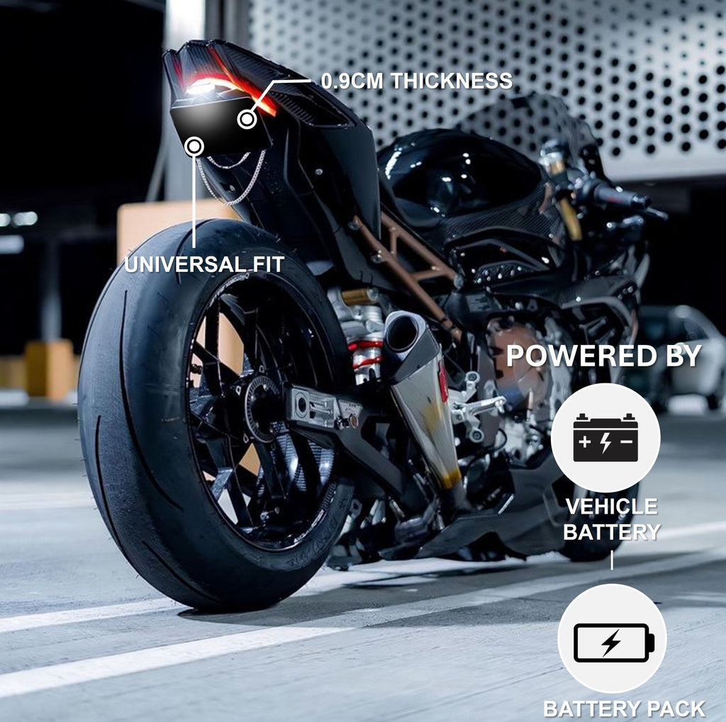 Official Blackout™ Capa de Placa - USA/Canada Motorcycle