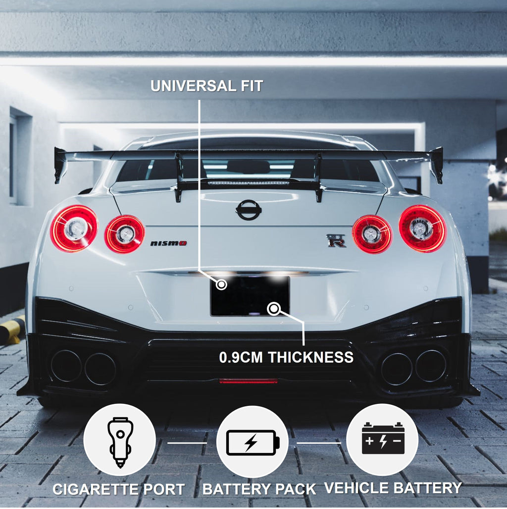 Official Blackout™ Capa de Placa - USA/Canada Carro