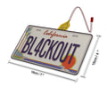 Blackout Capa de Placa - North America Motorcycle - Replacement Glass