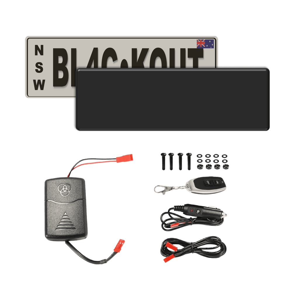 Blackout Capa de Placa - Austrália Carro (Slim + Standard)
