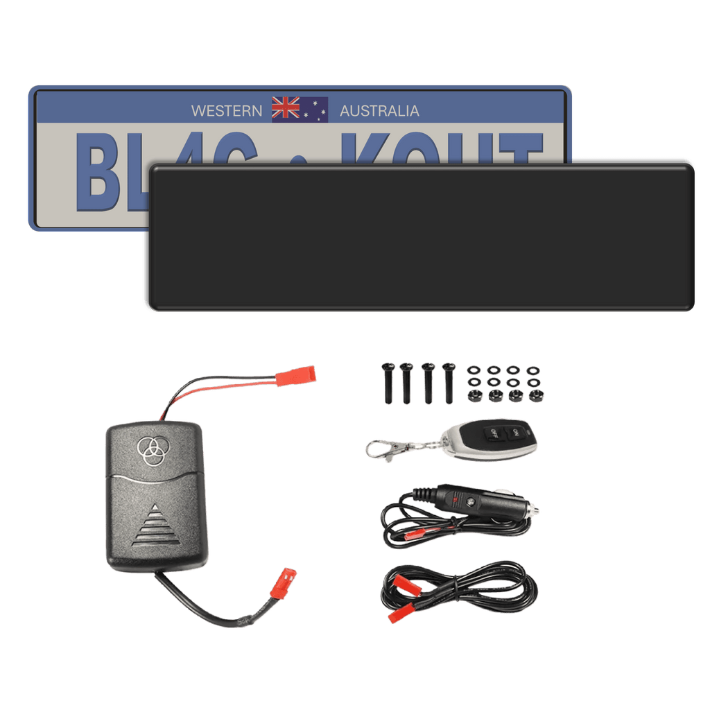 Blackout Capa de Placa - Austrália Carro (Slim + Standard)